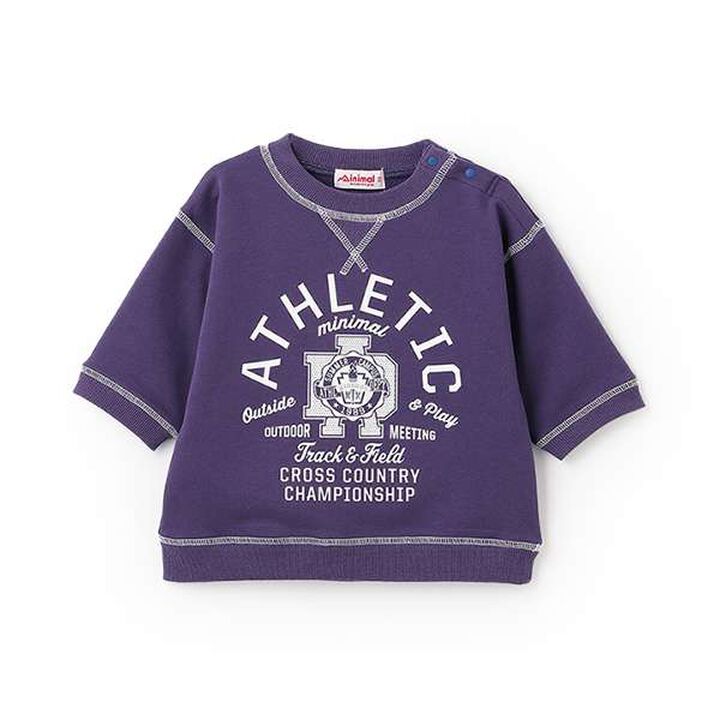 Color-Blocked Fleece Print Pullover,Off white, medium image number 14