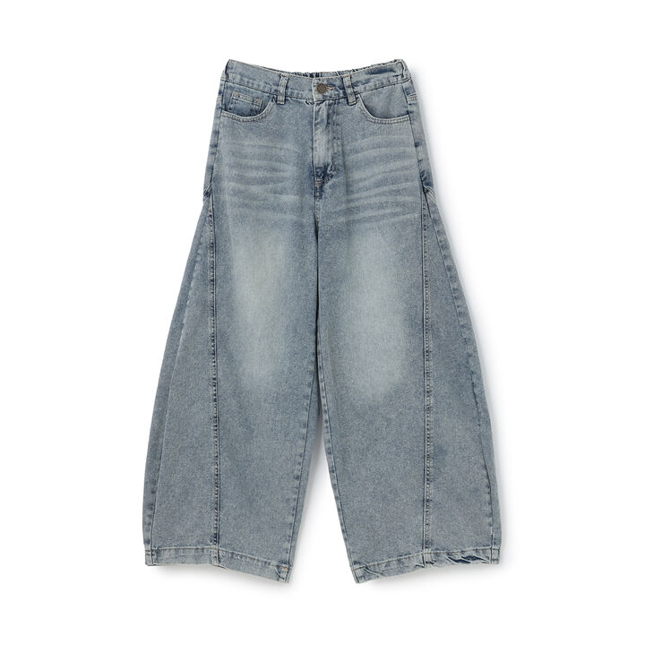[LTXC / Cool Touch] Balloon Denim Pants,Gray, medium image number 15