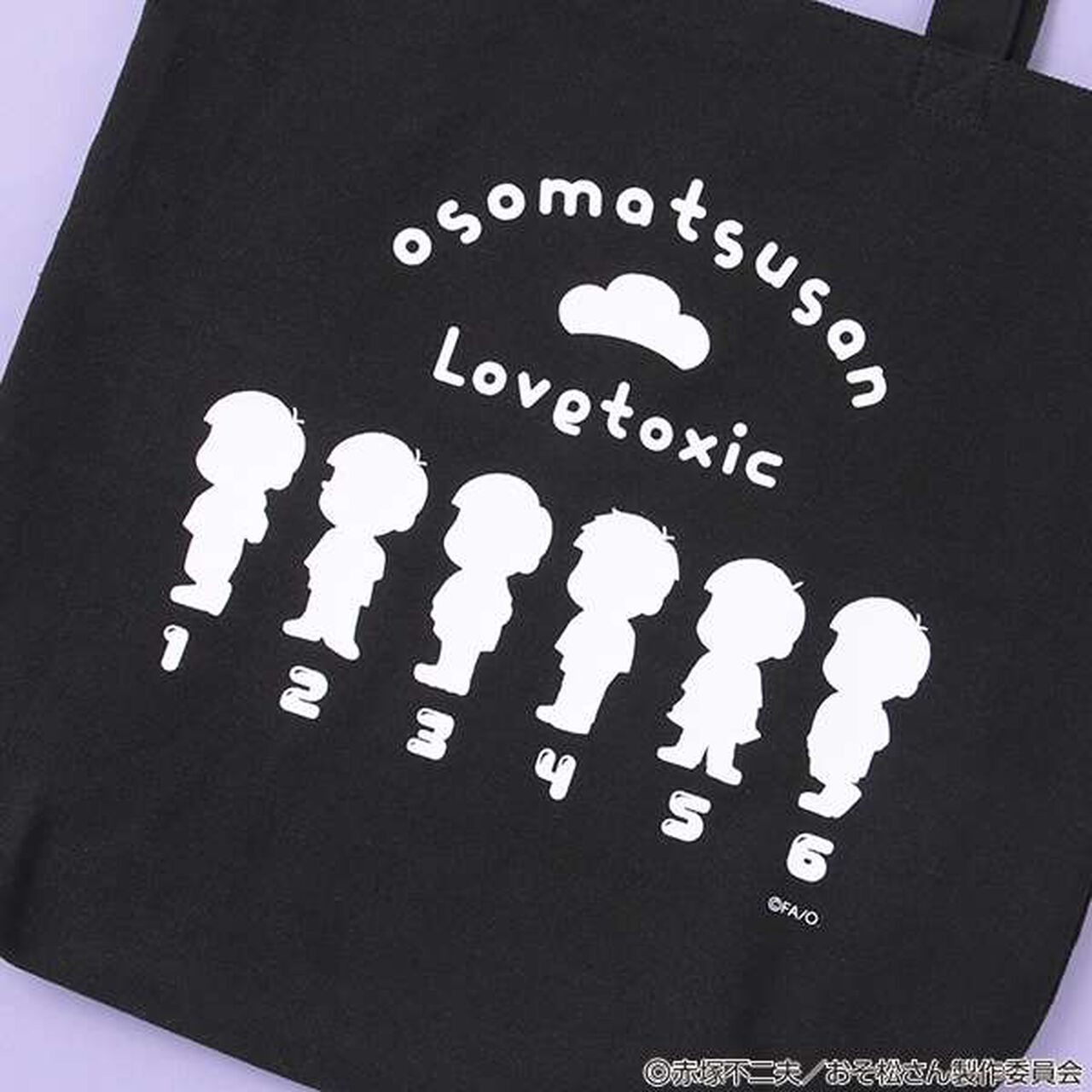 Osomatsu-San Tote Bag,Black, large image number 2