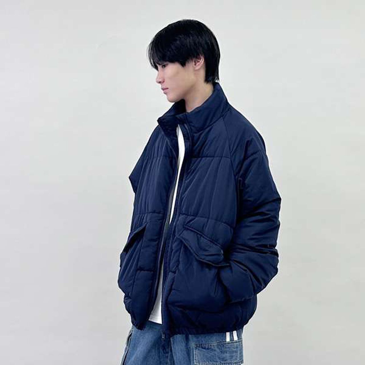 Padded Outerwear,Navy, large image number 0
