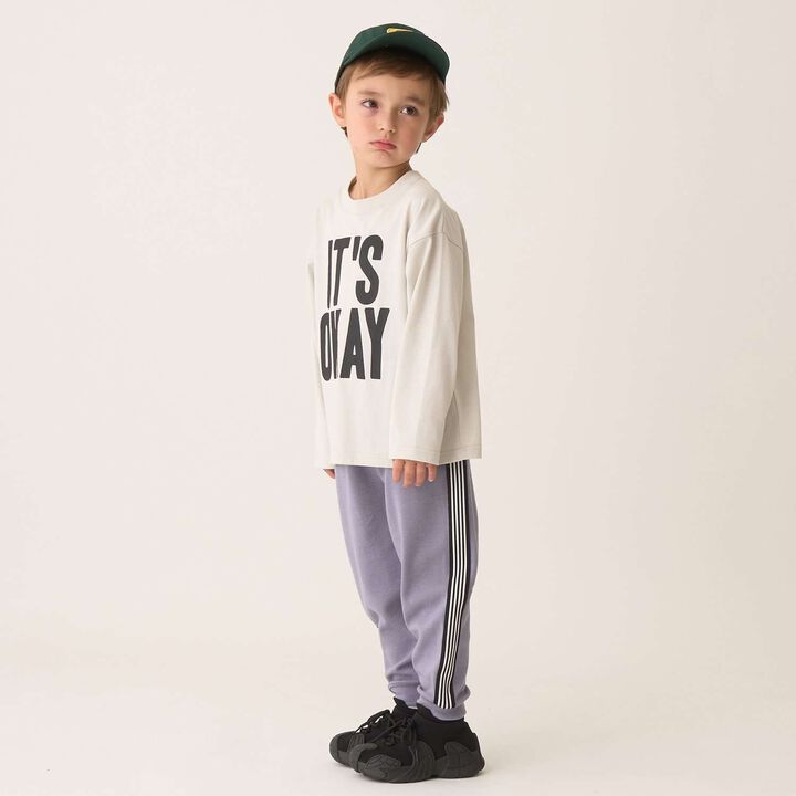 Tomo Pants with Side Line Tapered Design,Greige, medium image number 36