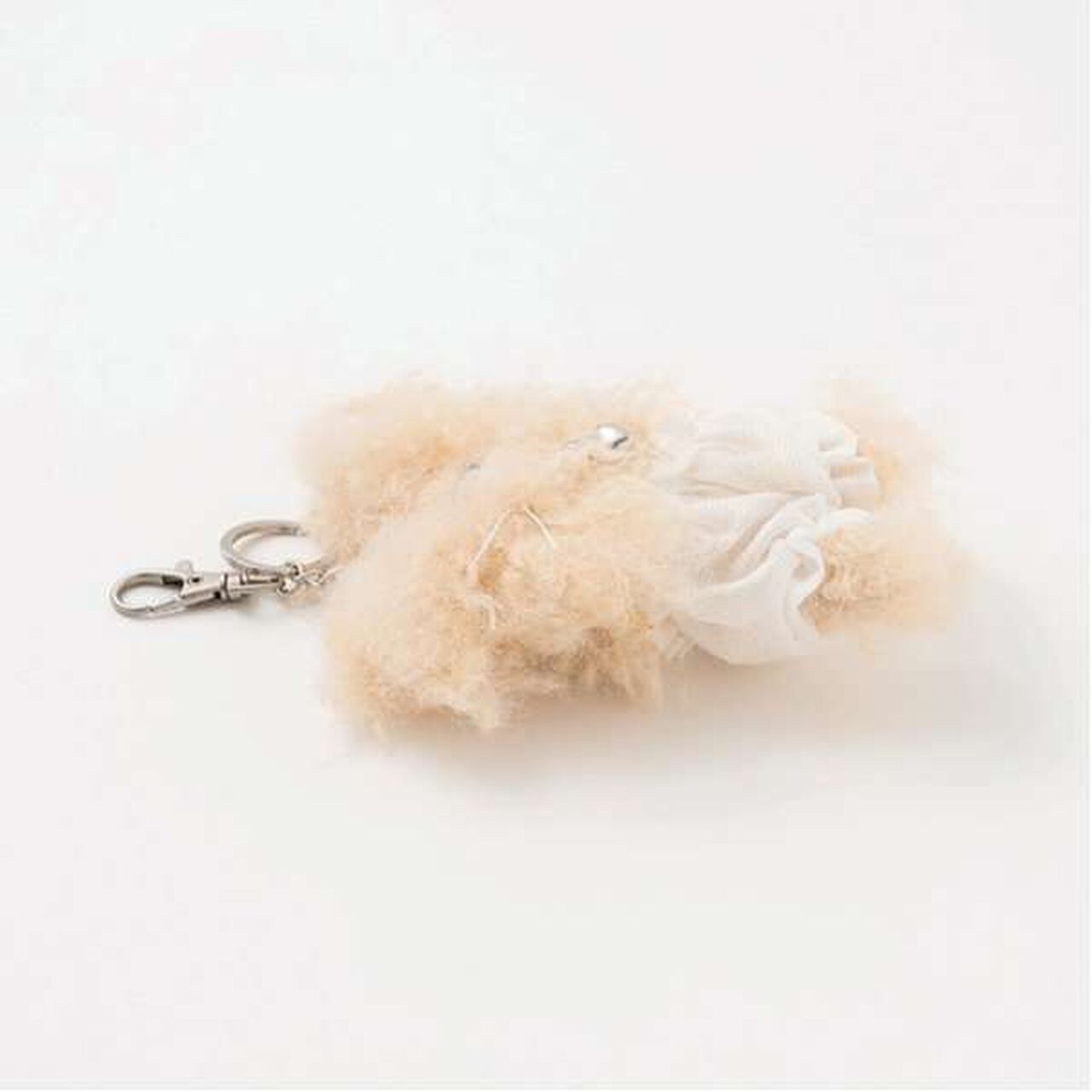 Mole Rabbit Keychain,Black, large image number 2