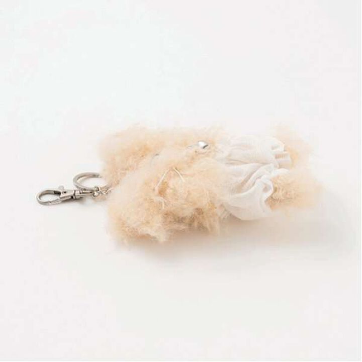 Mole Rabbit Keychain,Black, medium image number 2