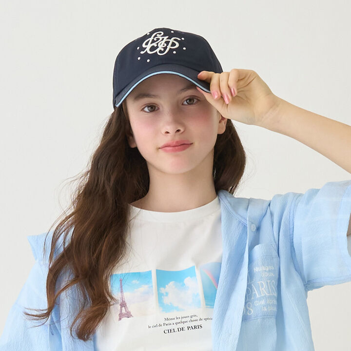 [UV & Cool Touch] 3D Embroidery Pearl Cap,, medium