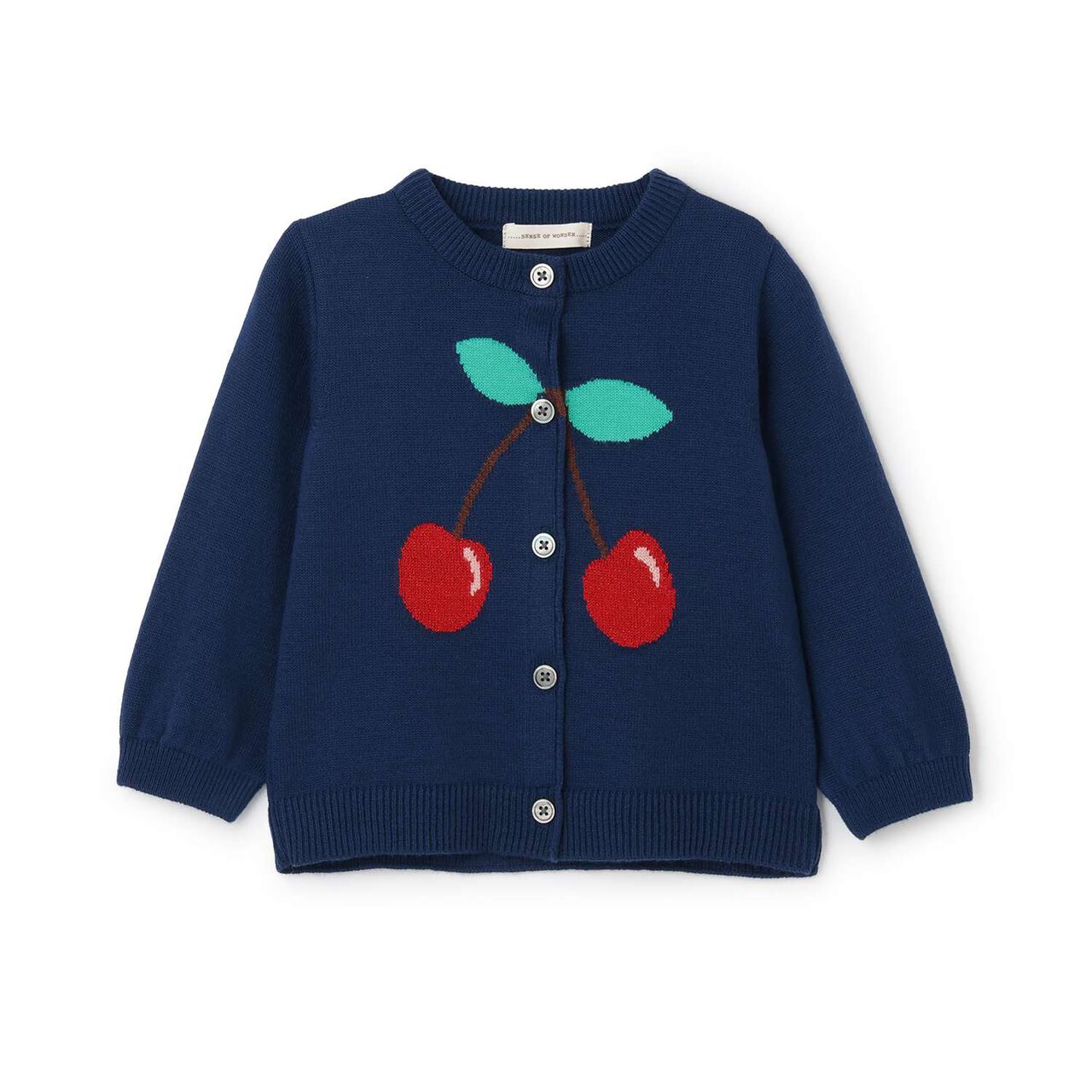 Cherry Cardigan,Navy, large image number 0