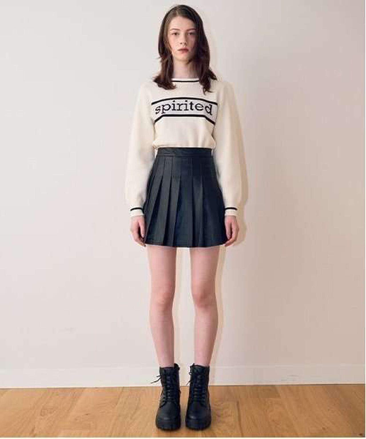 Line Logo Jacquard Knitwear,Black, large image number 8