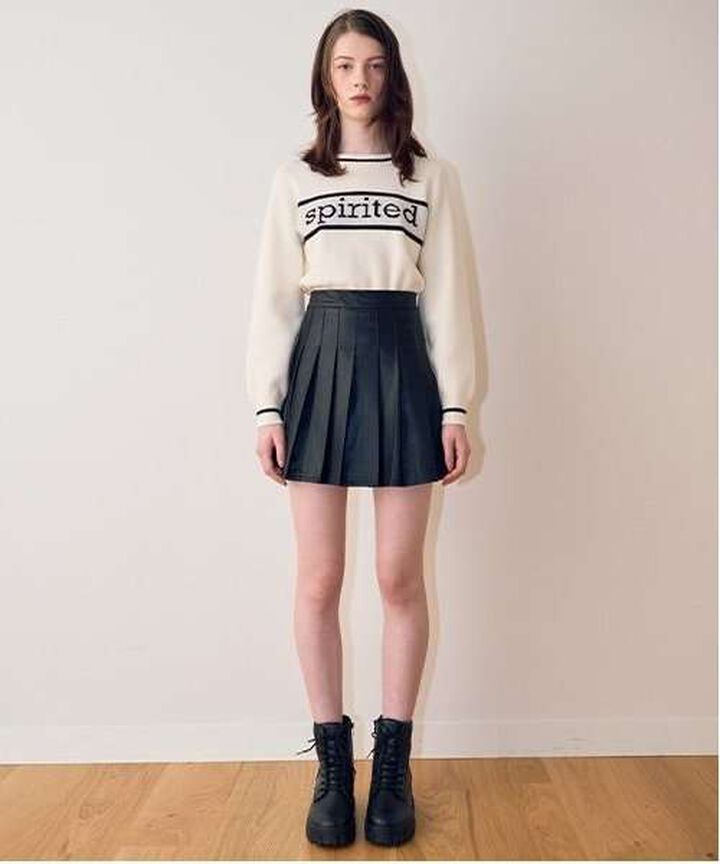 Line Logo Jacquard Knitwear,Black, medium image number 8