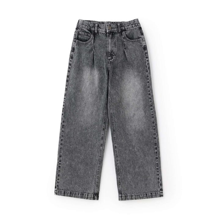 [LTXC] Tack Wide Denim Pants [Set Available],Gray, medium image number 8