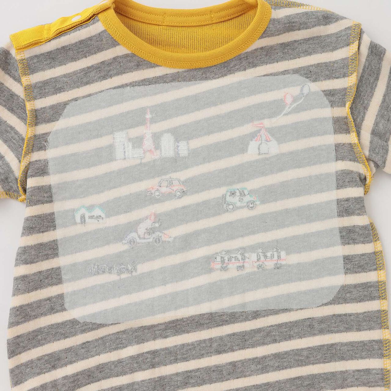 [Popular Item Restocked] [Not Available at Physical Stores] Vehicle Knit Long-Sleeve T-Shirt,Mustard, large image number 3