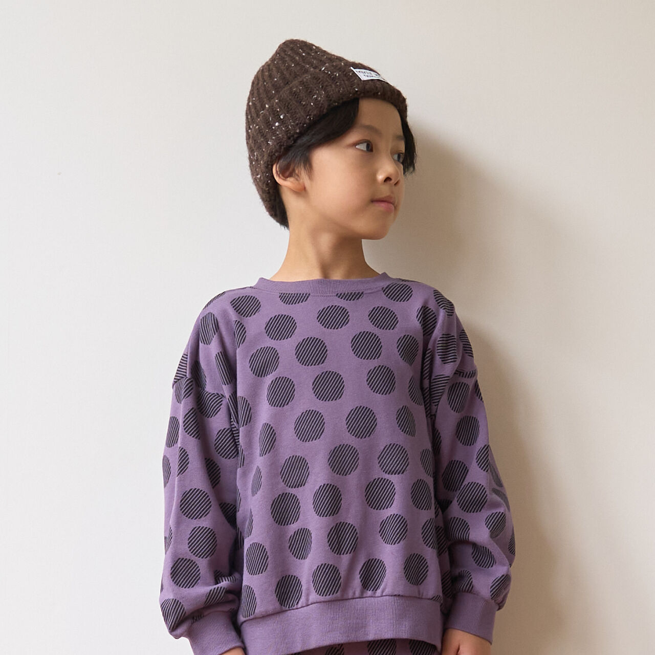 Soft & Fluffy Knit Beanie [Kids Boys],Moderate blue, large image number 1