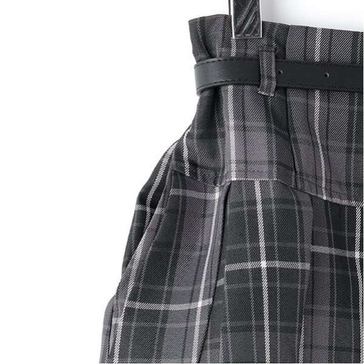 Pleated Skirt with Belt (Includes Shorts),Black, medium image number 14