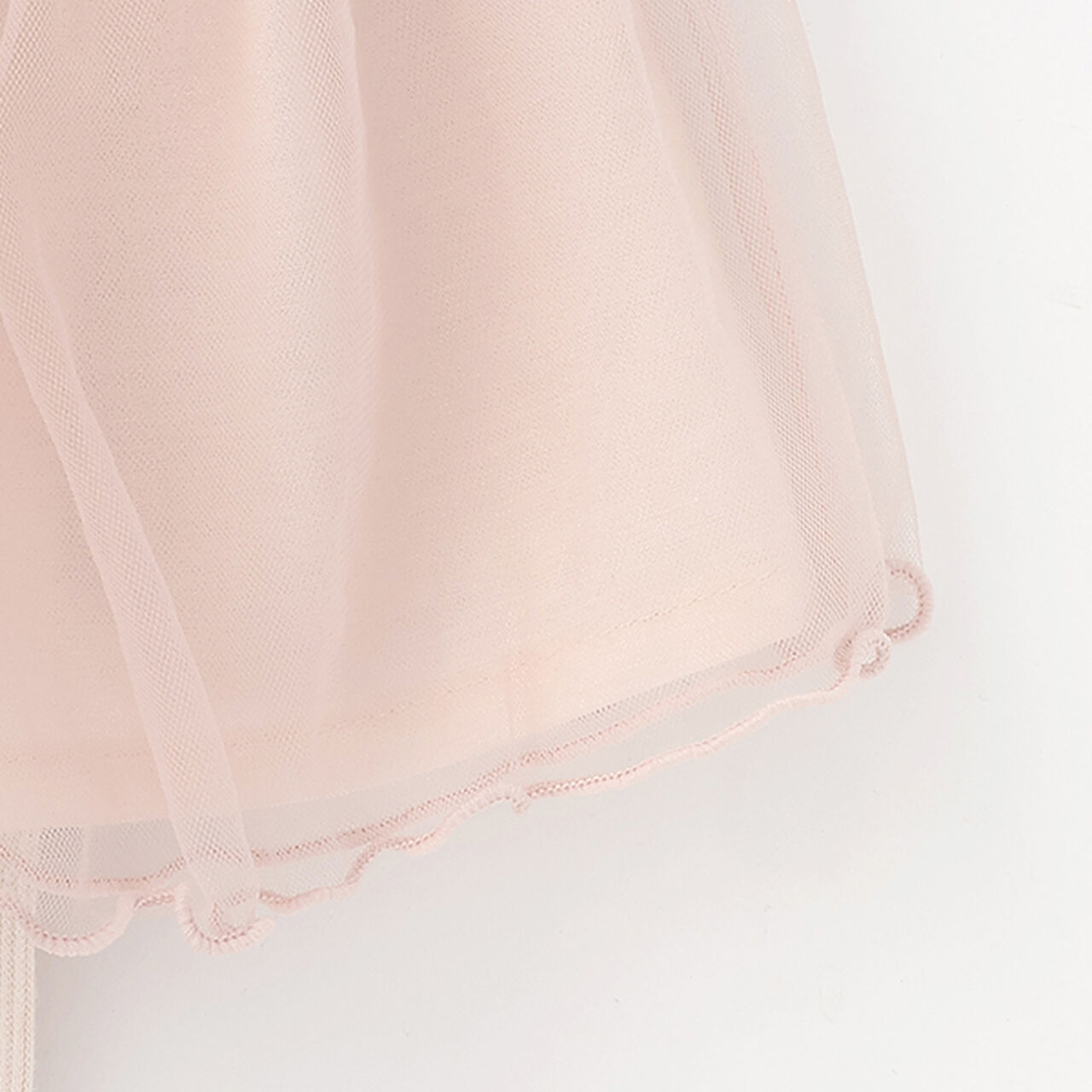 [Cool Touch] Tulle Skirt with 5-Minute Length Leggings,Light pink, large image number 6