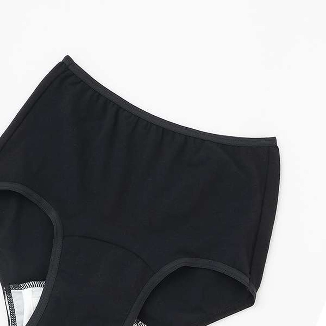 Sanitary Shorts (Napkin Shorts),Black, large image number 2