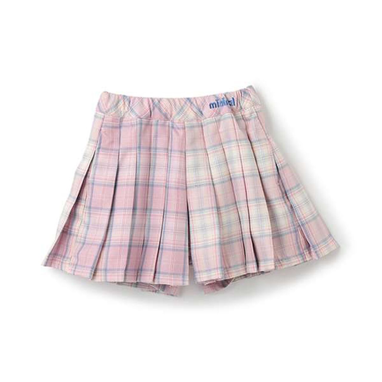 Check Pleats Culottes,Black, large image number 4