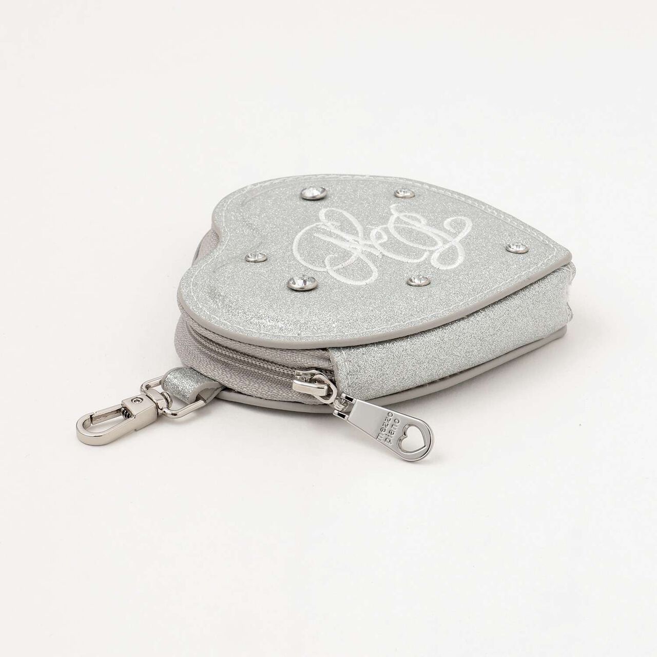 Lame Pleated Skirt with Belt,Sax blue, large image number 13