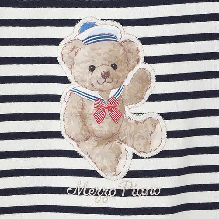 Marine Bear 5-Minute Sleeve T-Shirt,Lilac, medium image number 3