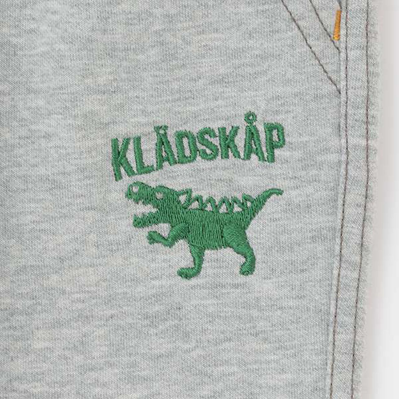 Dinosaur One-Point Pants,Mustard, large image number 5