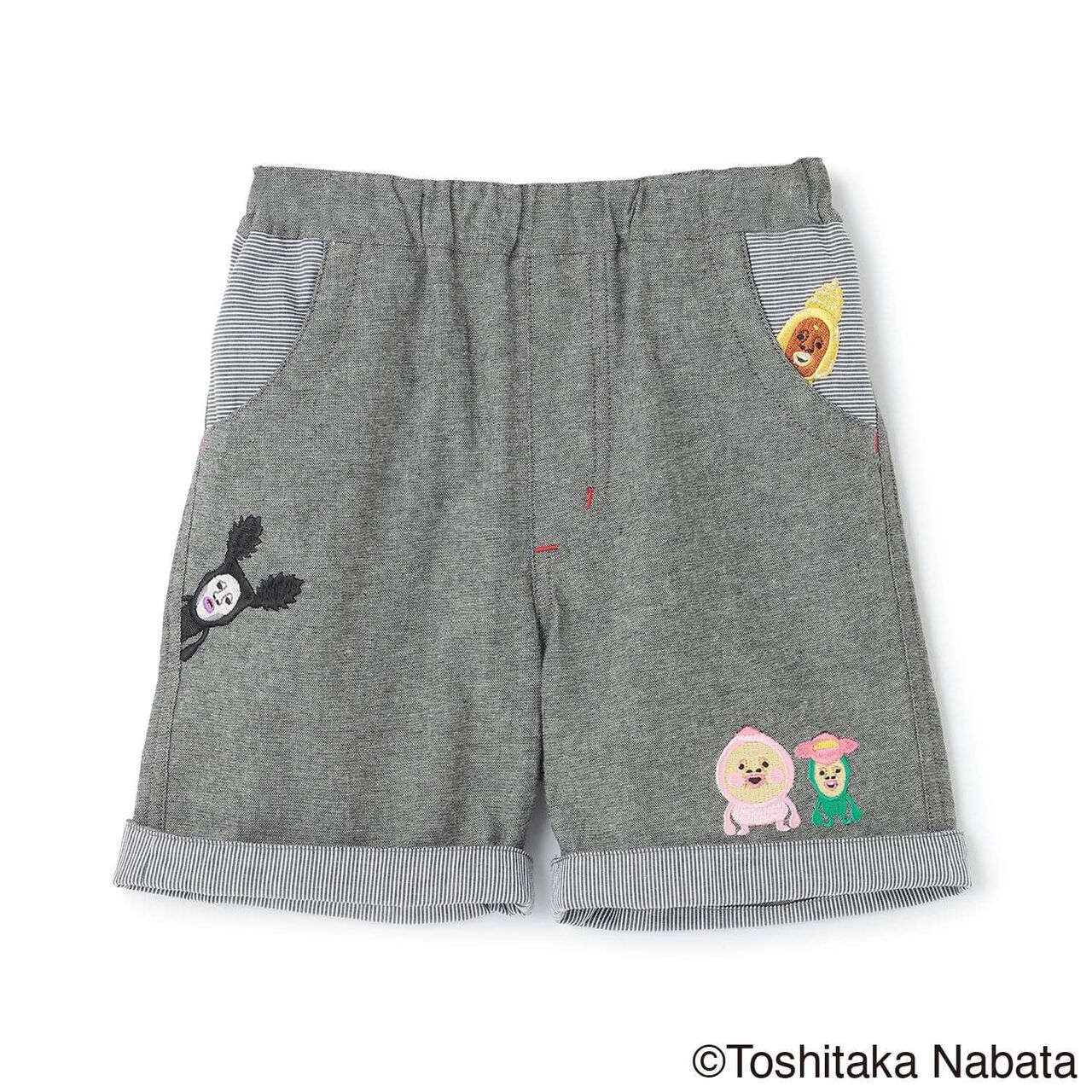 [Kobito Zukan] 5-Minute Length Pants,Charcoal gray, large image number 2