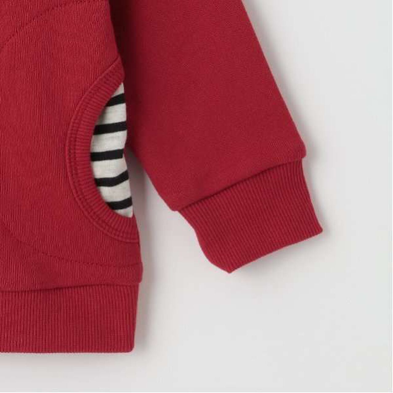 Dinosaur Appliqu&eacute; Side Pocket Sweatshirt,Milky white, large image number 9