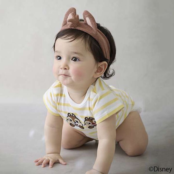 [Disney] Headband Romper,Yellow, medium image number 5
