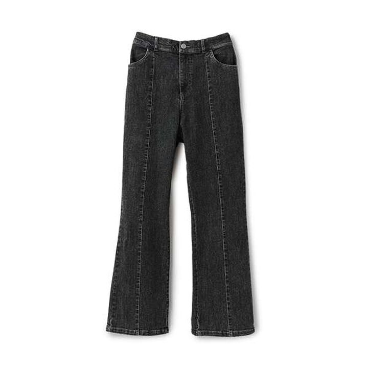 [AMI] Denim Flare Pants,Black, medium image number 11