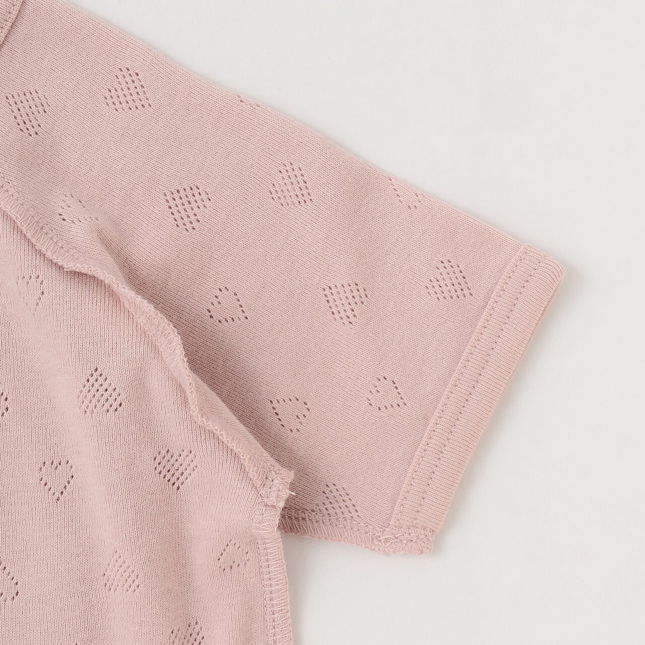 [Weak Acidity] Short Baby Undershirt,Cream, large image number 6