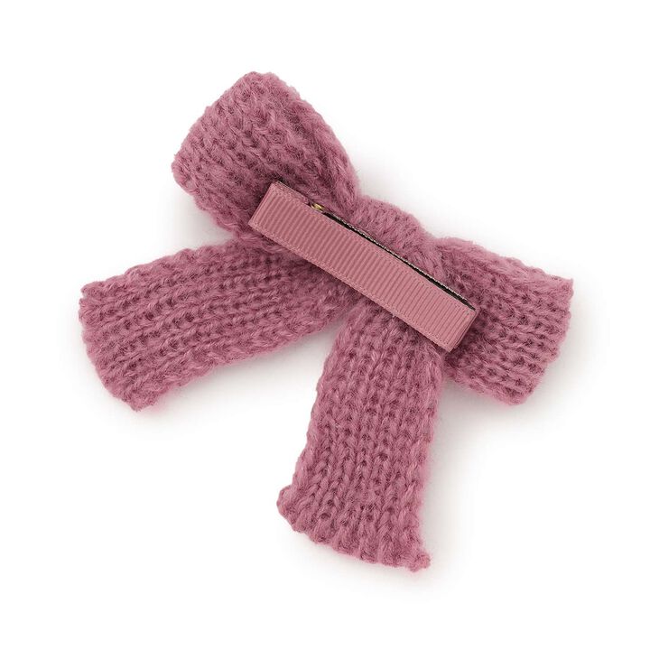 [Pre-Order] Knit Ribbon Hair Clip,Ivory, medium image number 1