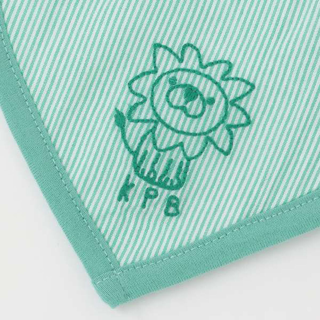 Lion Motif Bib Set (2 Pieces),Green, large image number 4