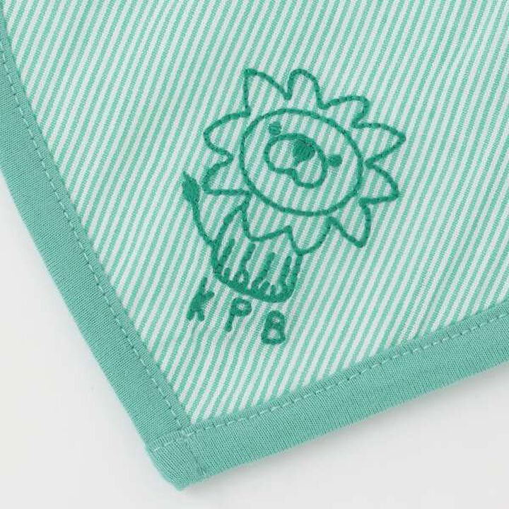 Lion Motif Bib Set (2 Pieces),Green, medium image number 4