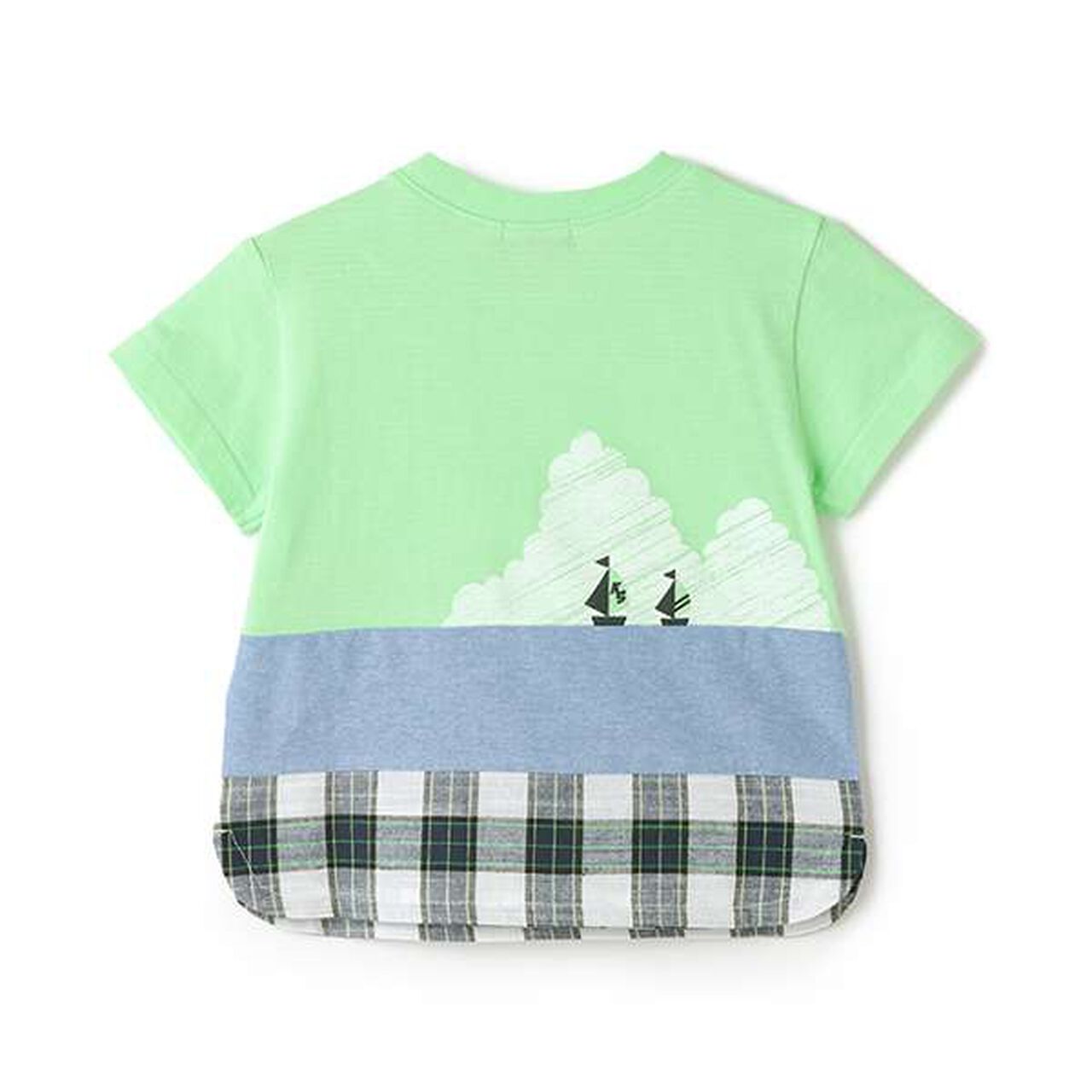 Sea and Train Switch Short Sleeve T-Shirt,Off white, large image number 1