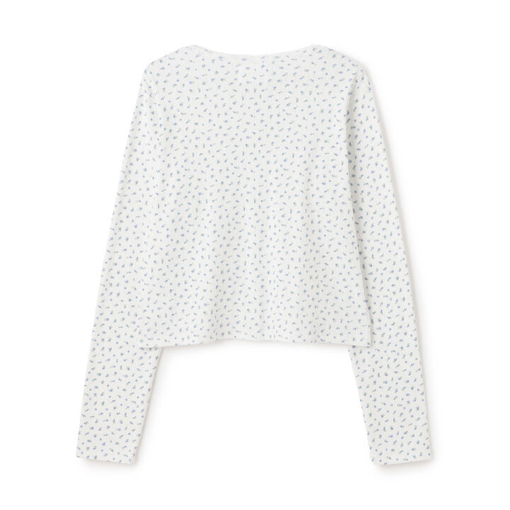 [Parent-Child Matching] UV Knit Cut Cardigan,Top gray, medium image number 1