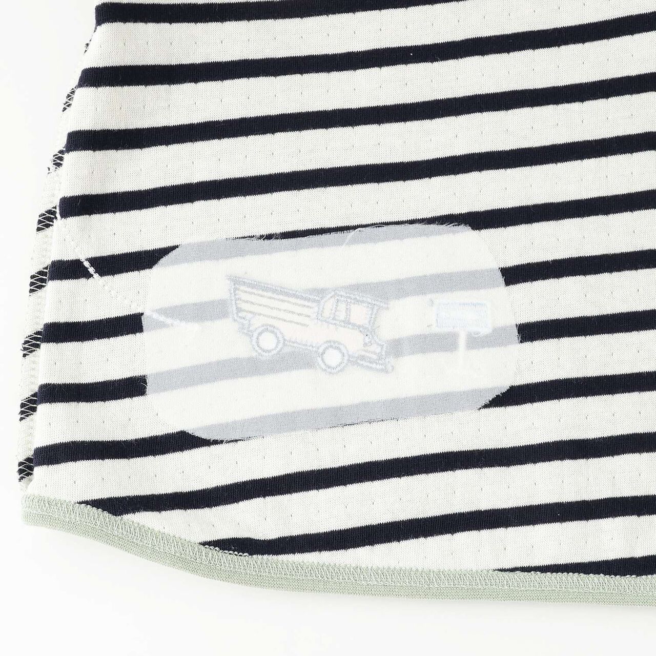 [Restock] Car Embroidery Long-Sleeve T-Shirt,Light khaki, large image number 7