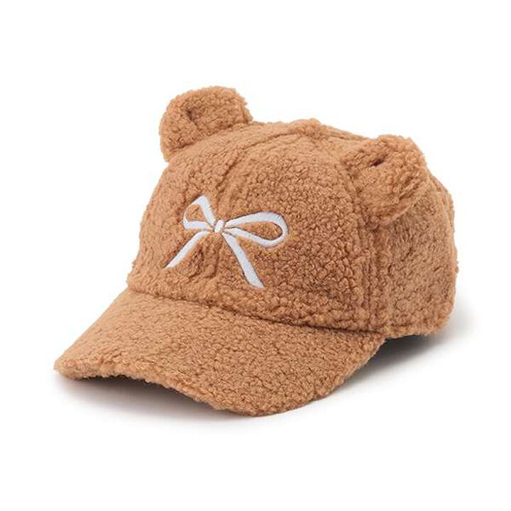 Bear Ear Boa Cap,Off white, medium image number 8