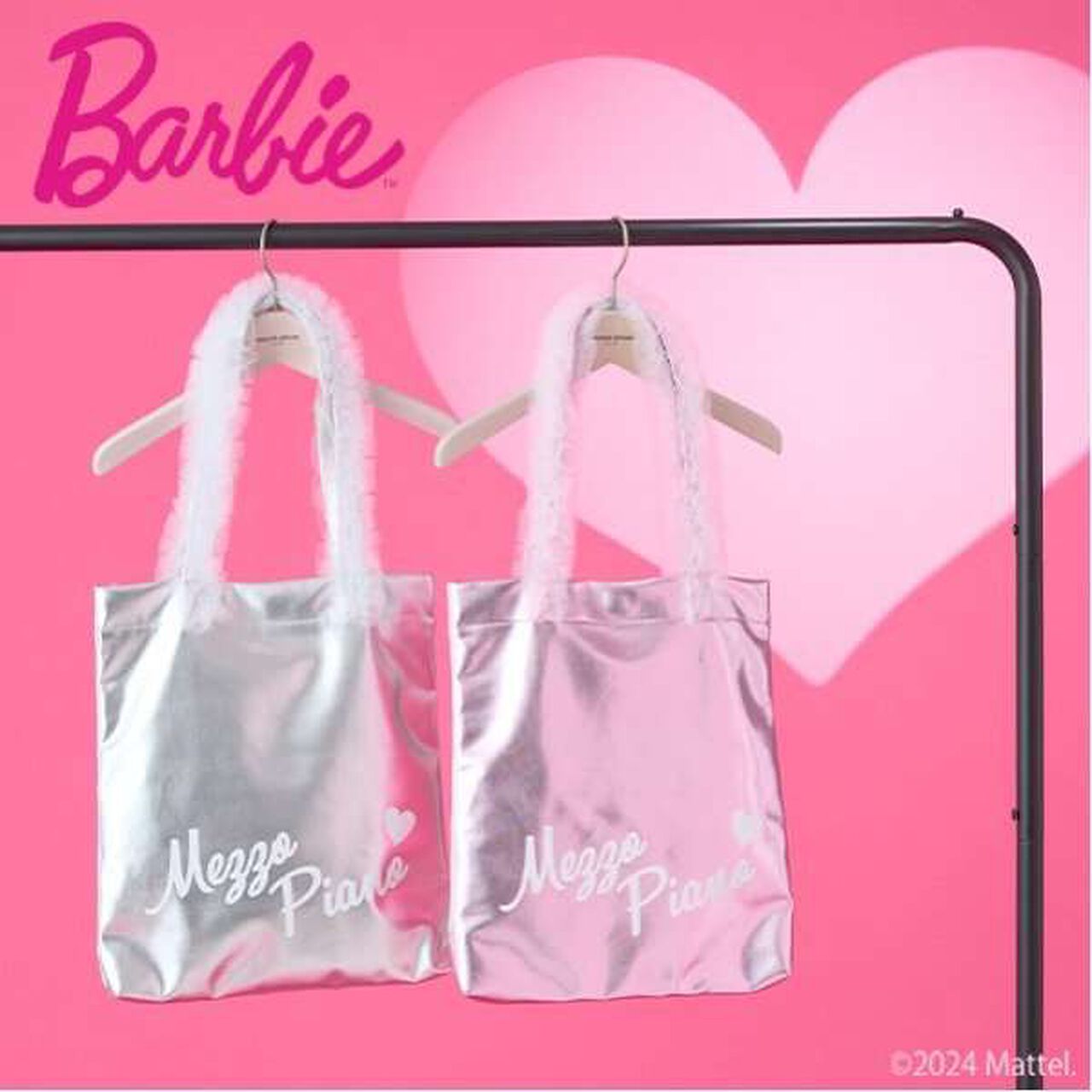 Barbie / Sparkling Tote,Silver, large image number 13