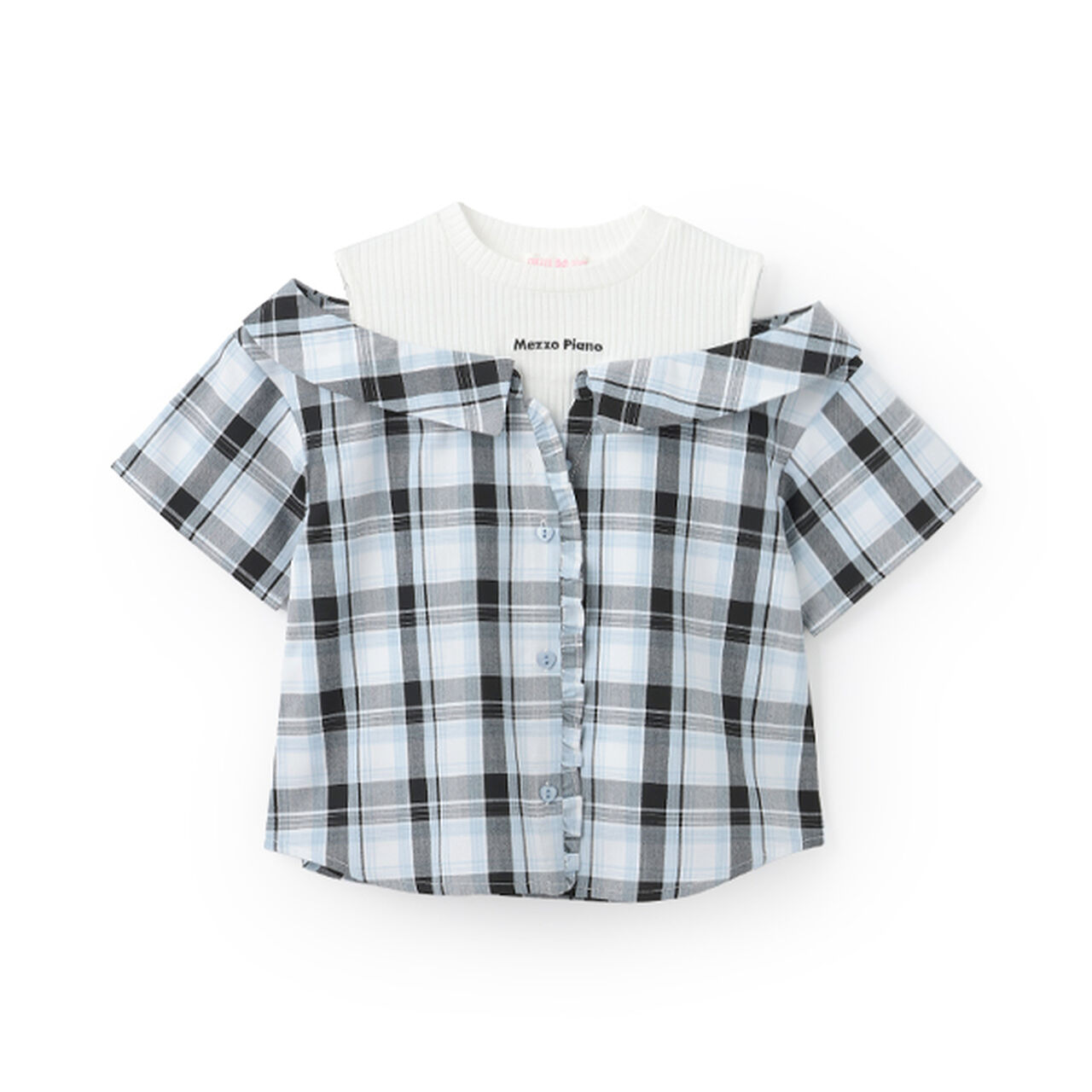 Docking Checkered Shirt,Sax blue, large image number 0