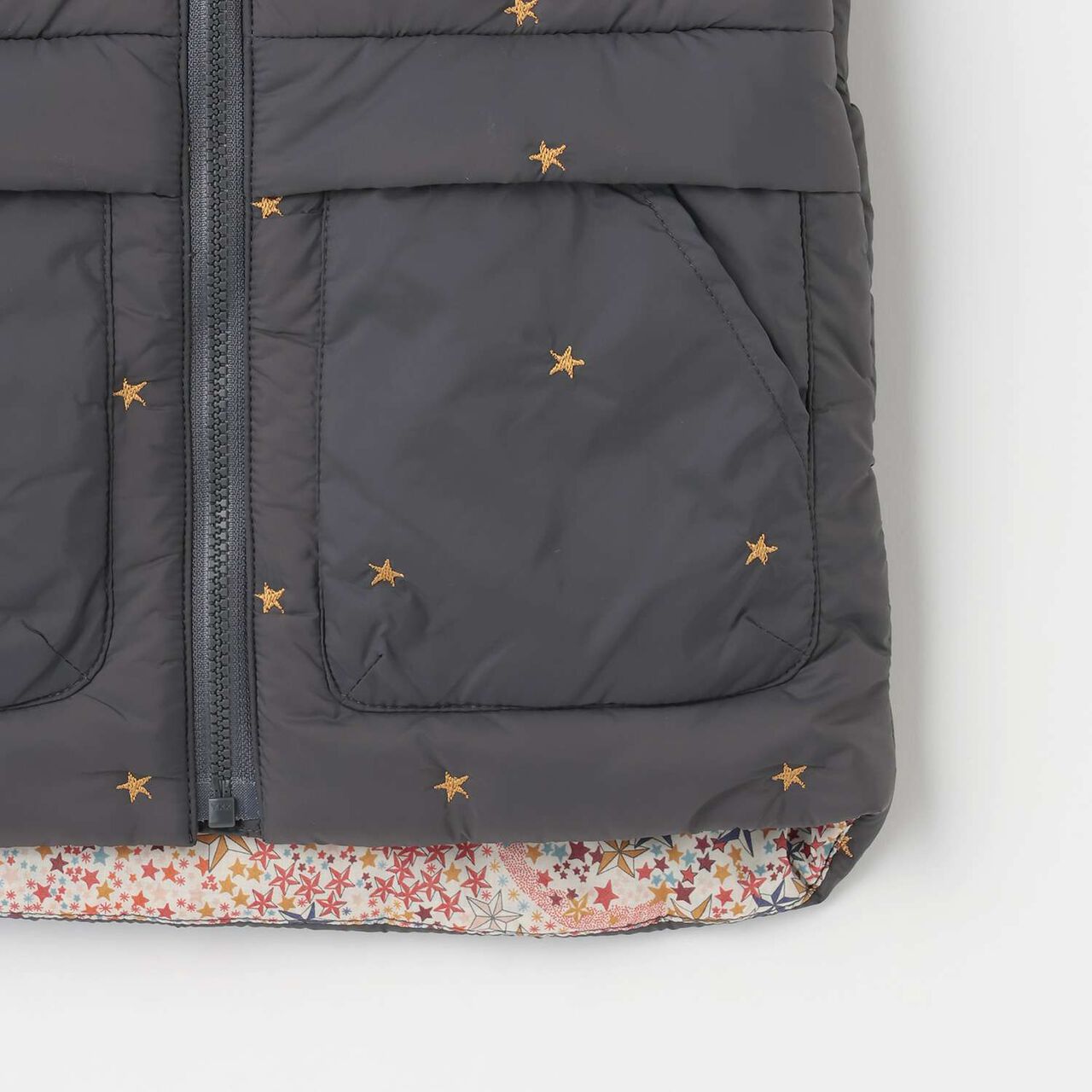 Liberty Adelaja Star Embroidery Vest,Blue, large image number 3