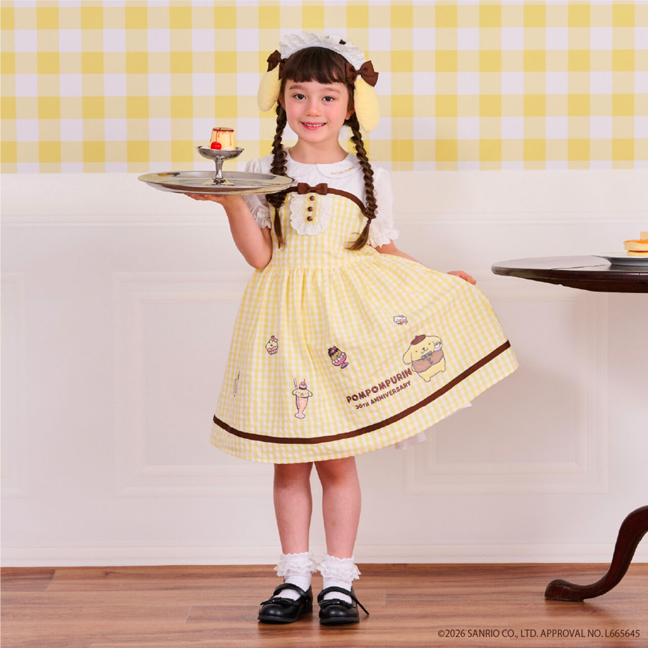 [Pompompurin] One-Piece Dress,Yellow, large image number 0