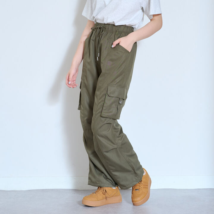 [LTXC / Quick-Dry Absorbent] Cargo Pants with Belt Loops,Off white, medium image number 14