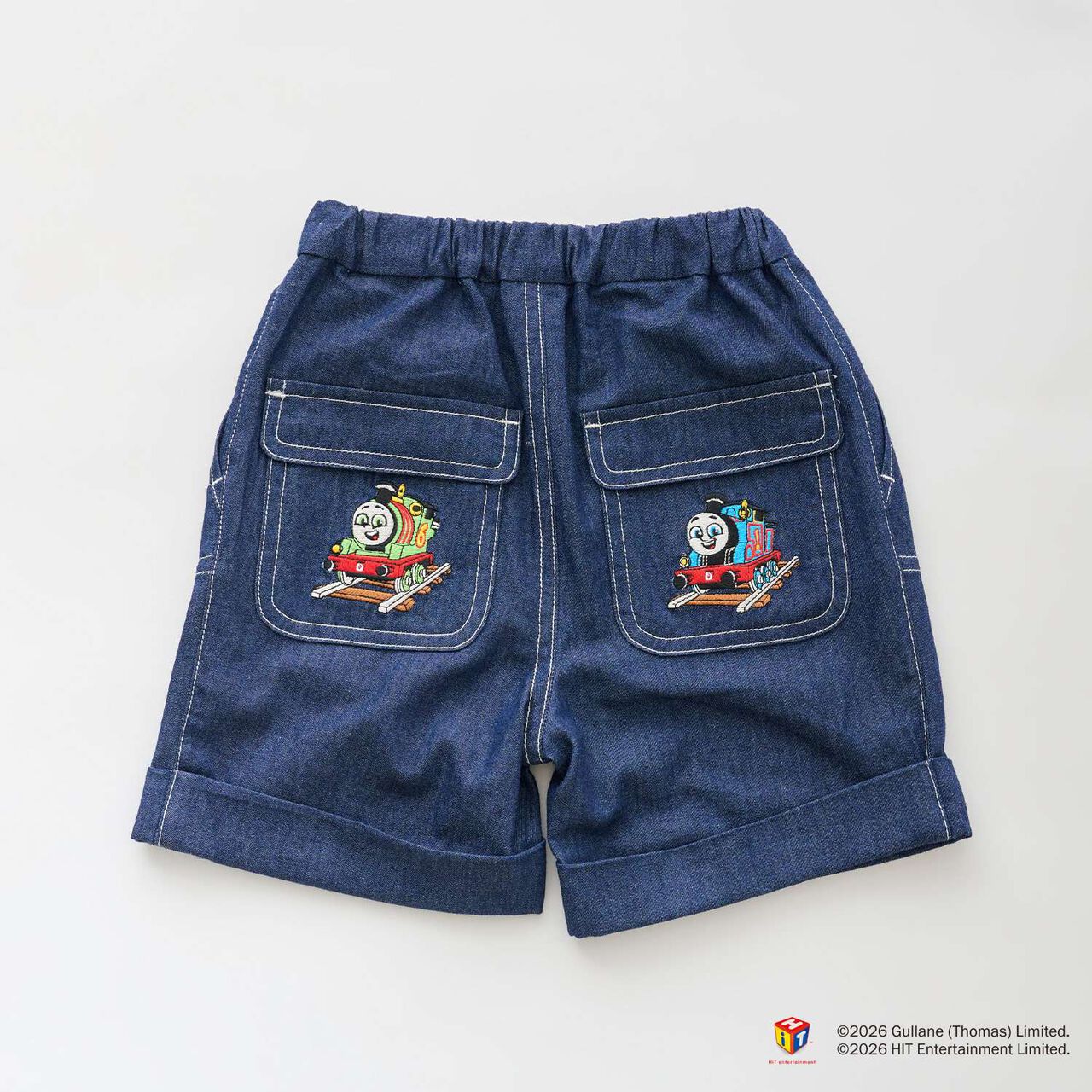 [Thomas the Tank Engine] Fabric Half Pants,Blue, large image number 10