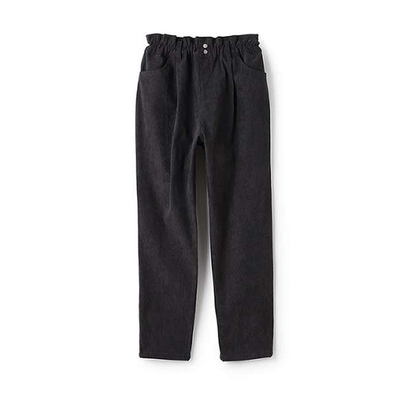 Corduroy Tapered Pants,Charcoal gray, large image number 0