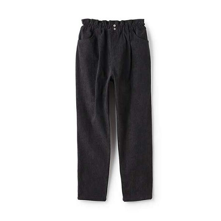 Corduroy Tapered Pants,Charcoal gray, medium image number 0
