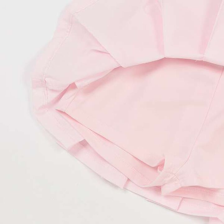 Reebok Logo Pleated Skirt Shorts,Light pink, medium image number 16