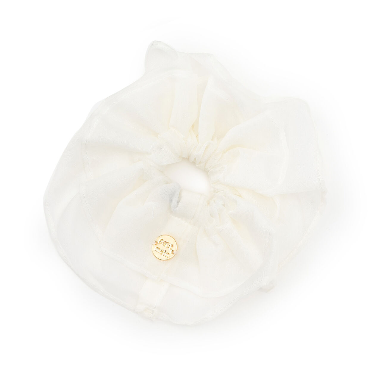Organza Scrunchie,Pink, large image number 1