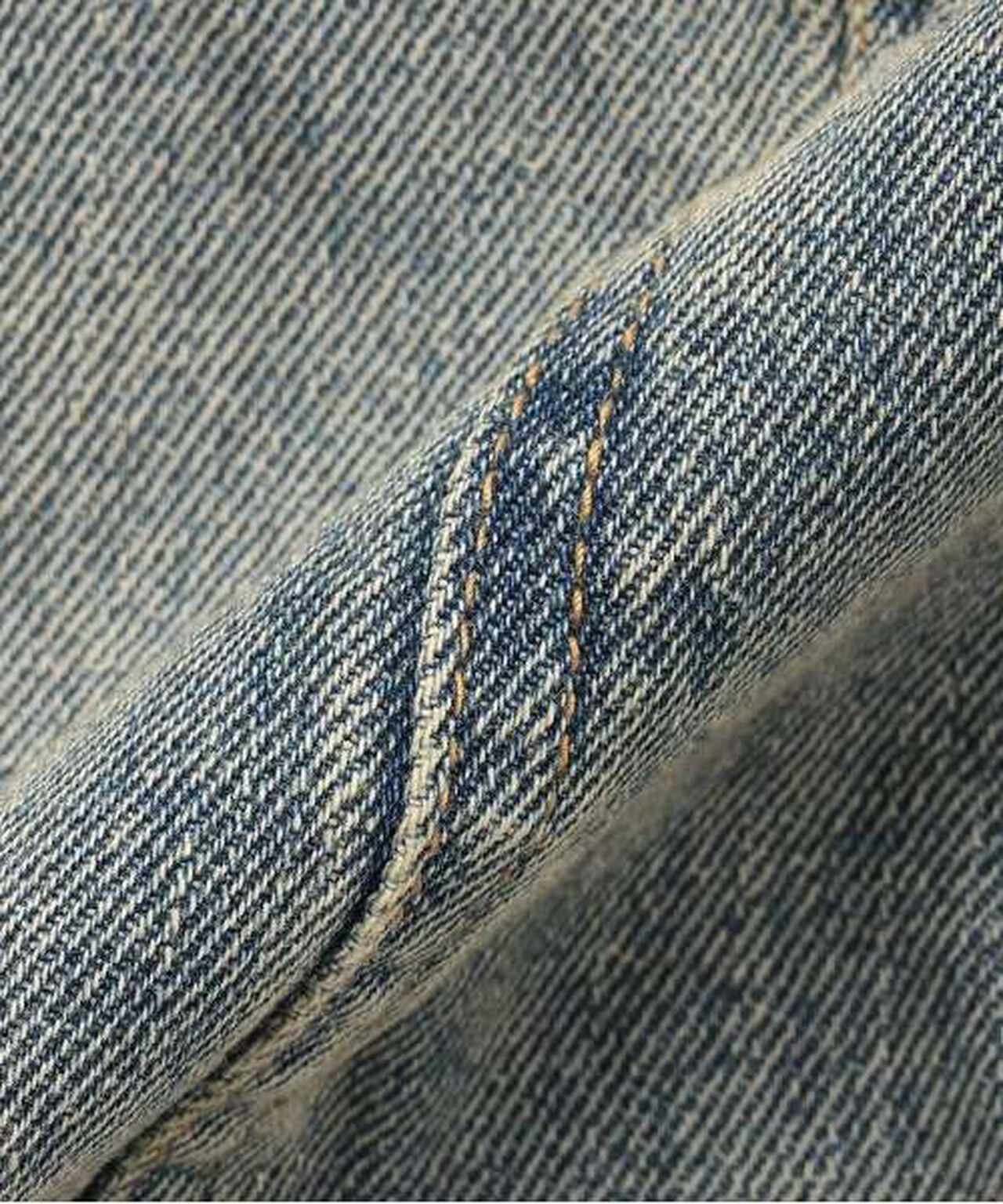 Denim Cargo Skirt with Belt,Gray, large image number 6