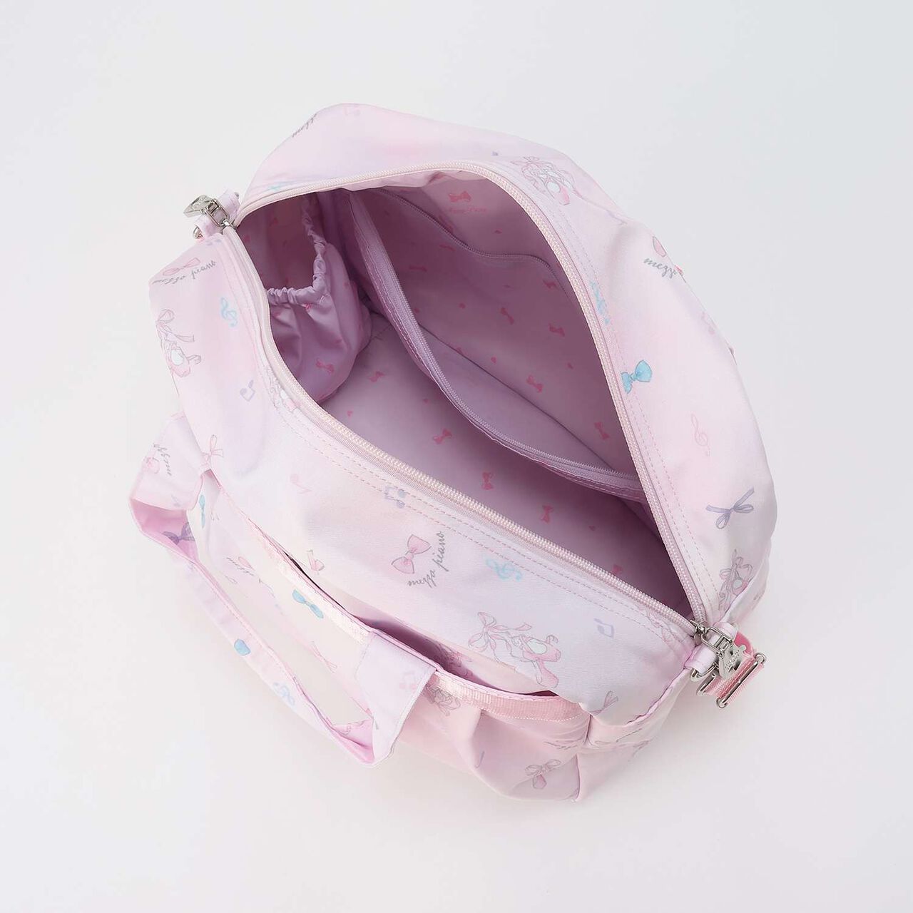 [Ballet] Ballet Pattern Boston Bag, Approx. 13L Capacity,Pink, large image number 11