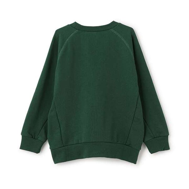 [Matching with Dad Outfit] Kids Raglan Wide Sweatshirt,Charcoal gray, medium image number 1
