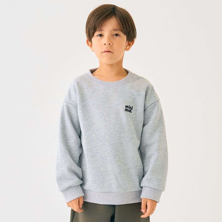 One-Point Fleece Pullover,Top gray, medium image number 0