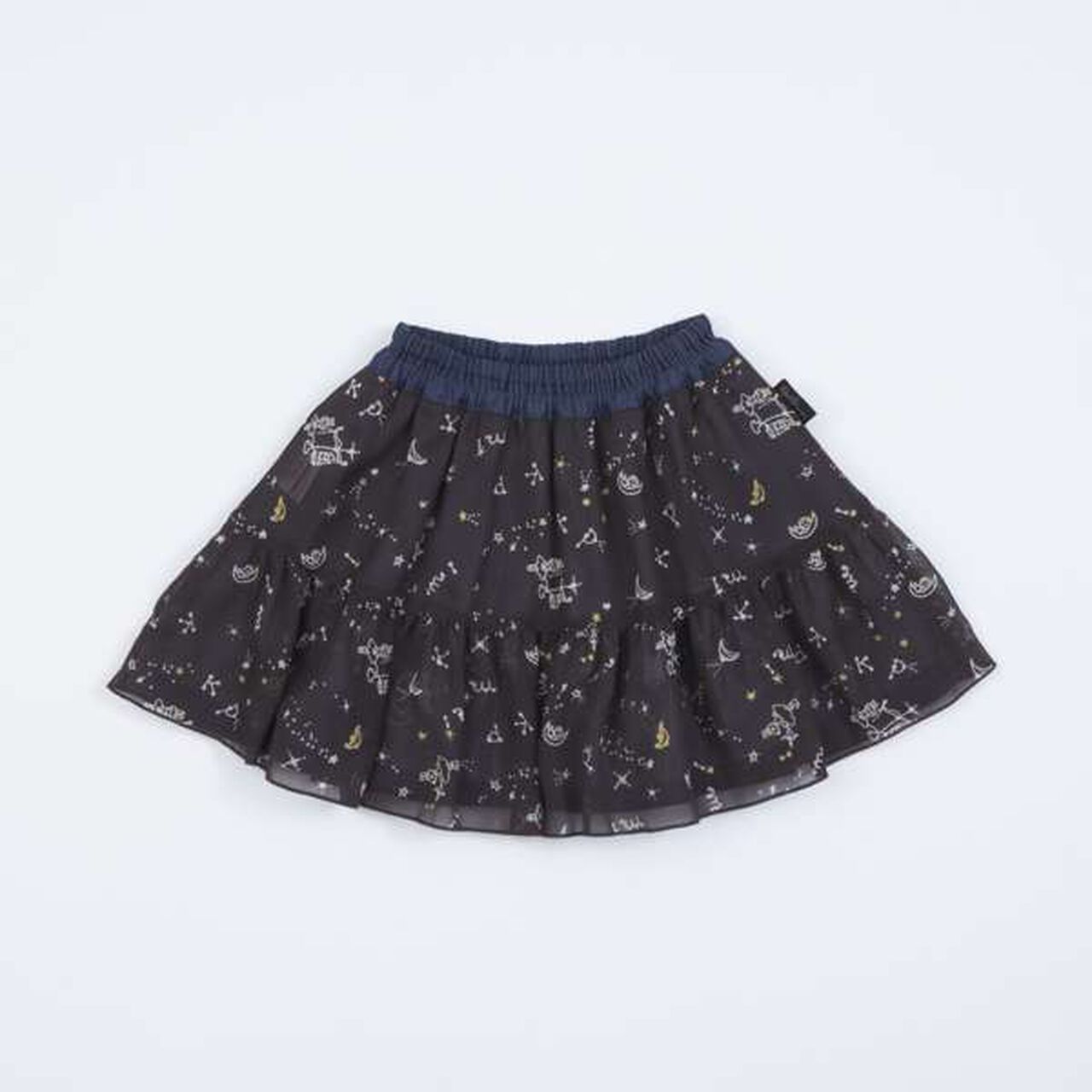 KP Zodiac Pattern Reversible Skirt (90-140),Off white, large image number 4