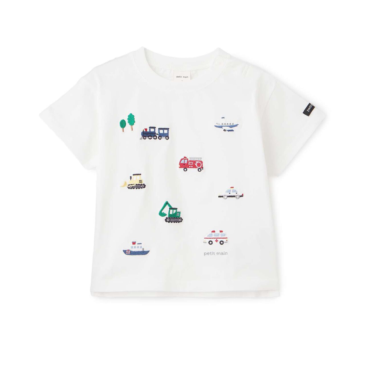 Cool Touch Working Vehicles Embroidered Short Sleeve T-Shirt,Green, large image number 5