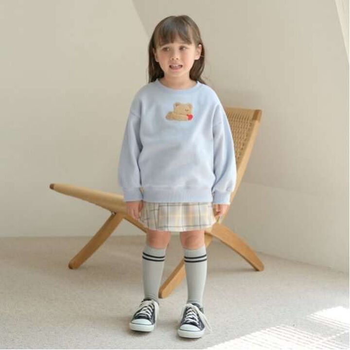 Tuck Pleated Skirt-Pants,Light gray, medium image number 9